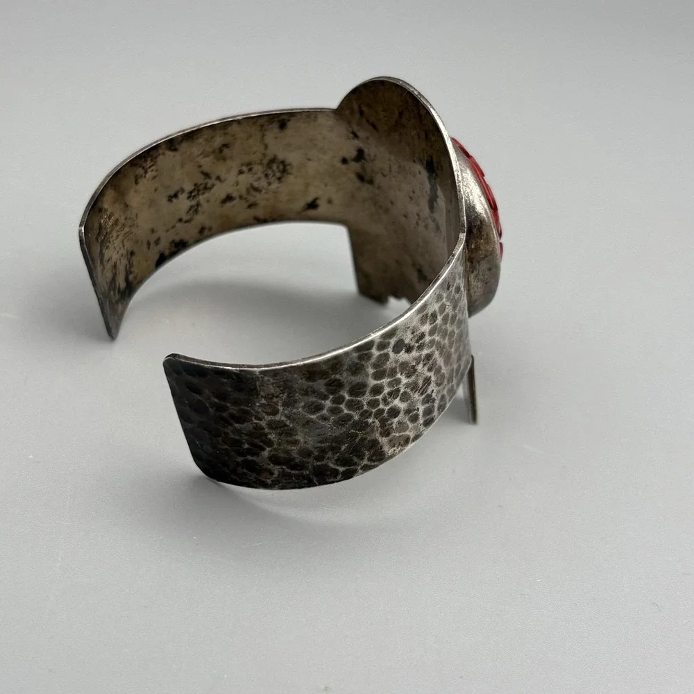 M and J Savitt hammered sterling